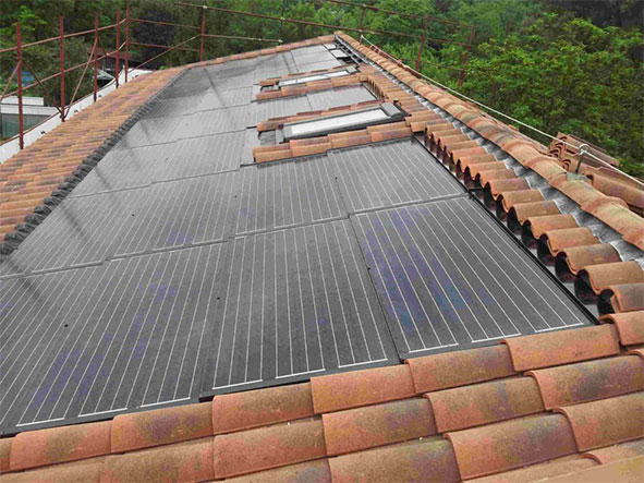 Impianto fotovoltaico condominiale integrato a Carate Brianza